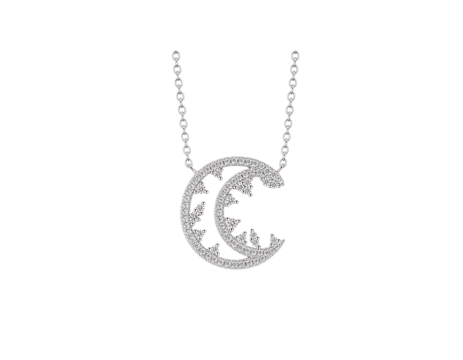 Moon necklace representing mood