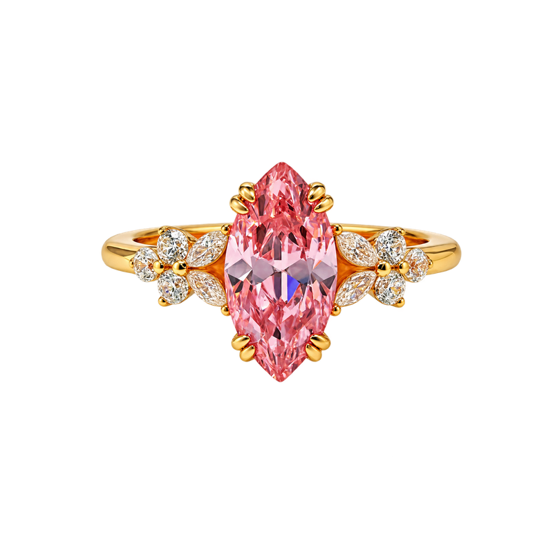 Pink Marquise Ring