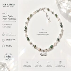 ISLA-MOSS-PEARL-001-main ISLA Moss Agate Pearl Necklace | Self Care Crystal Jewelry for Emotional Balance