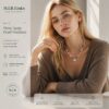 ISLA Moss Agate Pearl Necklace | Self Care Crystal Jewelry for Emotional Balance