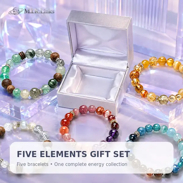 MIRLINKS Five Elements Crystal Energy Bracelet