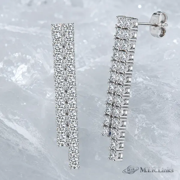 mirlinks-ml-mirri-calm-zircon-ear-01-02-detail MIRLINKS 3mm Crystal Long Drop Earrings | Minimal Zircon Statement Earrings